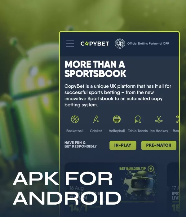CopyBet app for Android