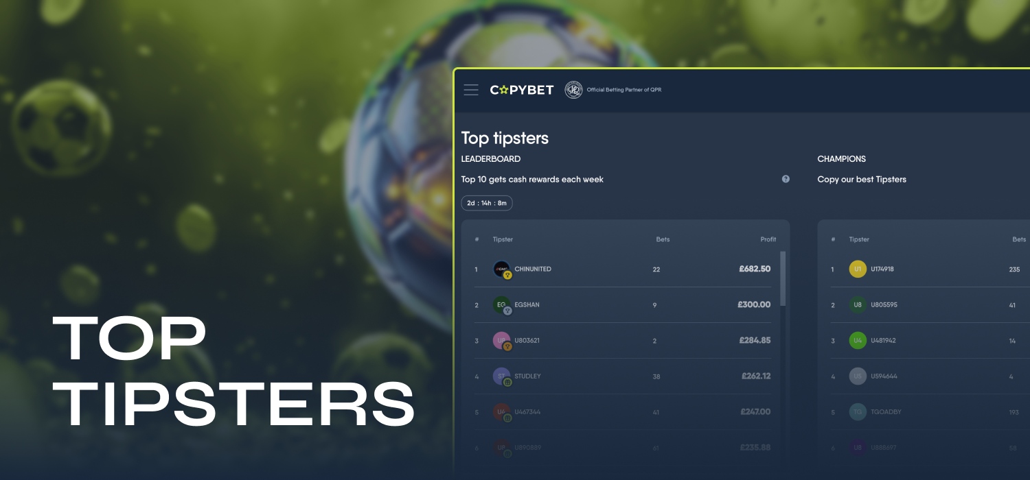 top tipsters at copybet